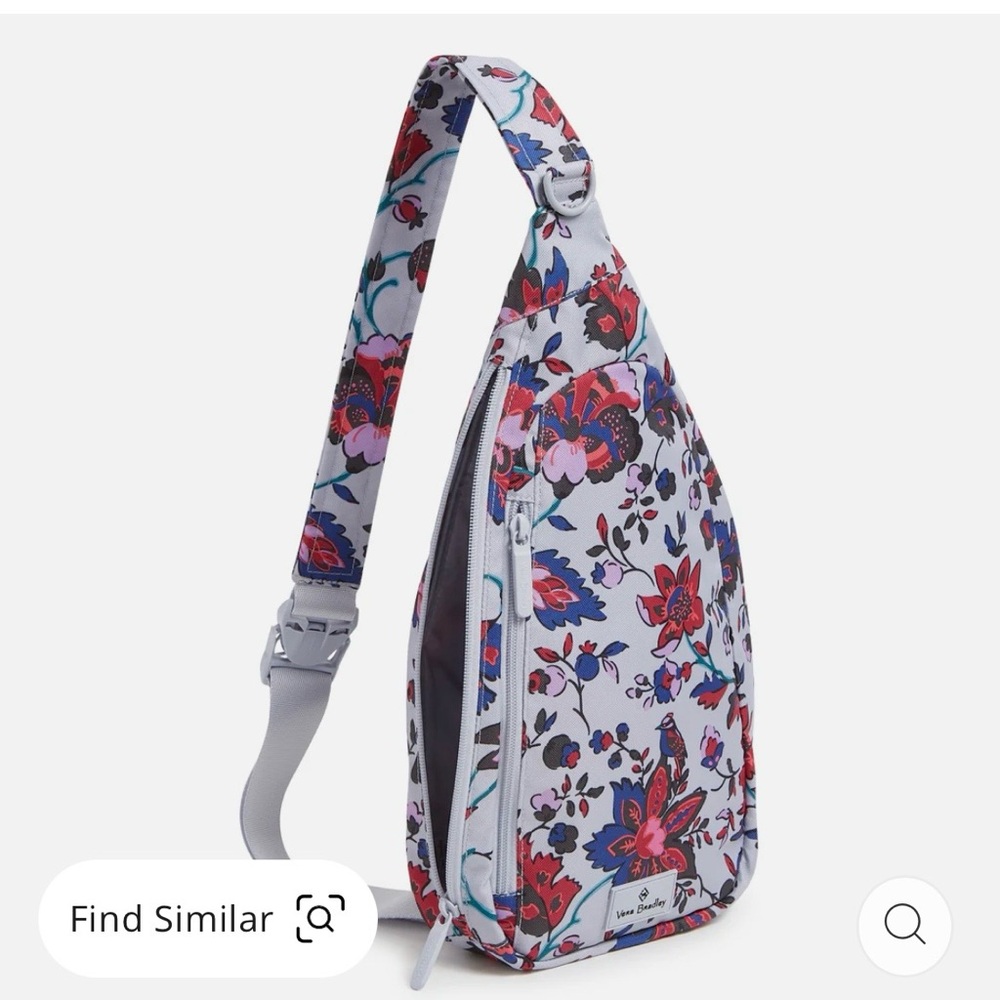 Vera Bradley Set: Sling Backpack and Stay Cooler - Picture 3 of 11